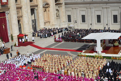 Nastupna misa pape Franje
