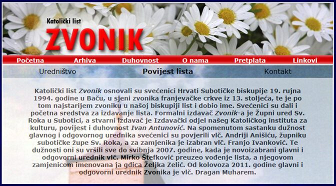 Čestitka “Zvoniku”