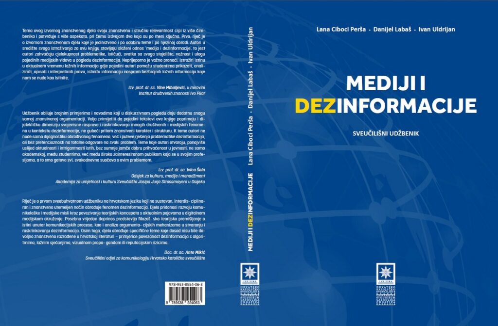 Mediji i dezinformacije - sveučilišni udžbenik